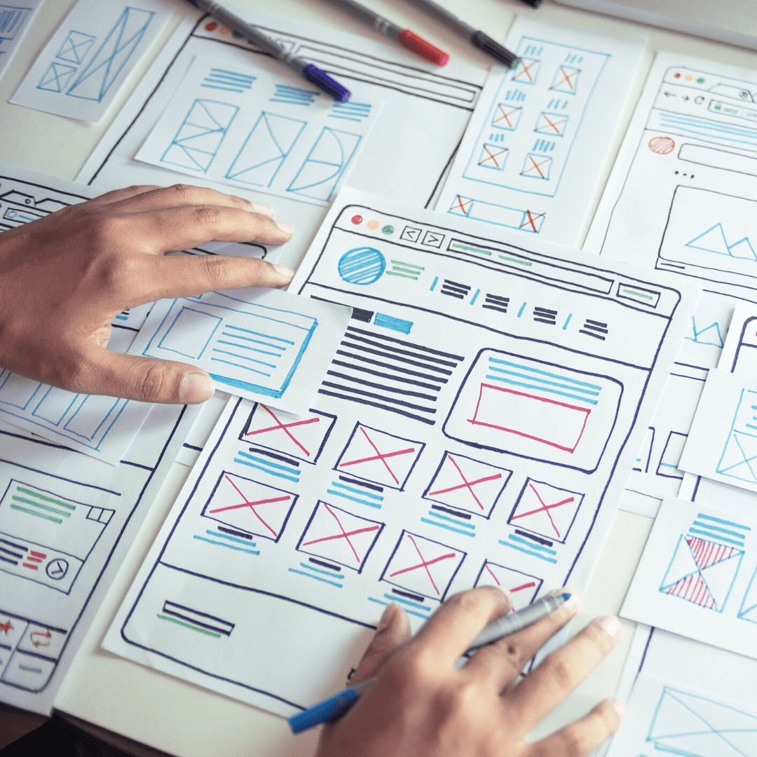 planning-a-website-layout-on-paper